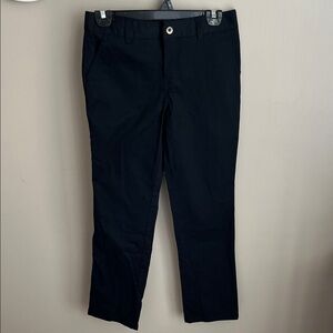 French Toast Girls Black Straight Leg Uniform Pants Slacks Size 14 adjustable